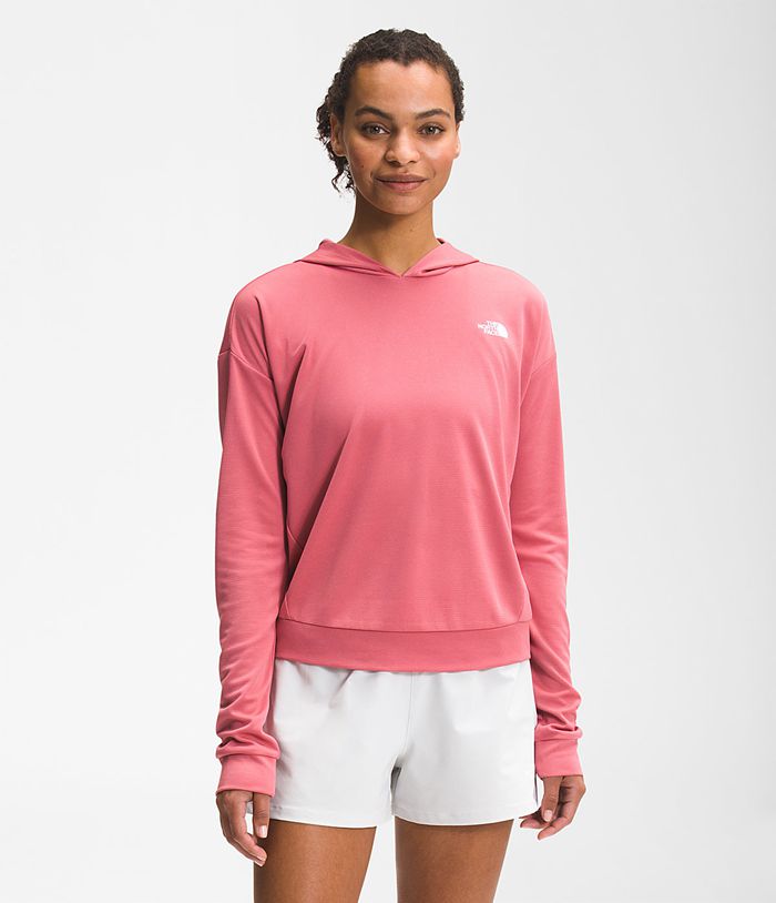 The North Face Wander Sun Womens Hoodie Pink 243501-HGN